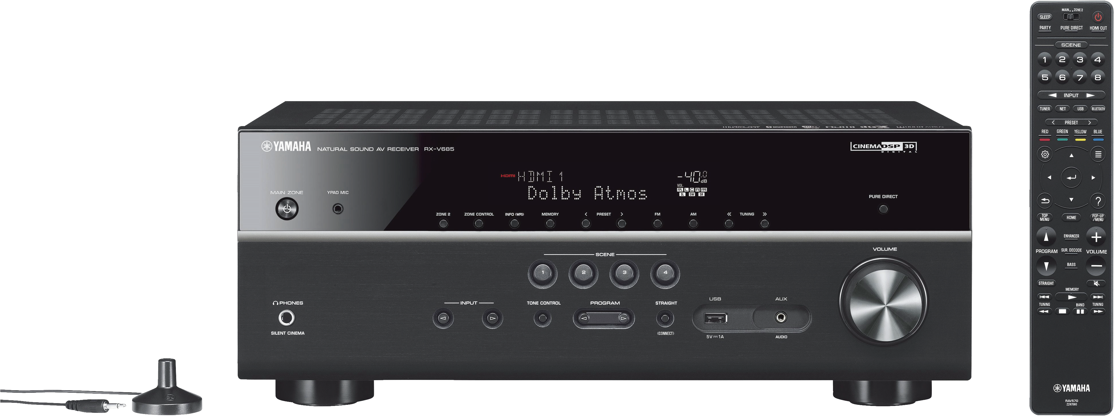 YAMAHA RX V685 Schwarz Receiver HiFi Produkte jgm